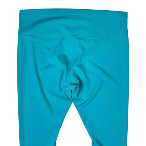 Lululemon Wunder Train Teal Green High Rise Elastic Waistband Athletic Leggings - Picture 4 of 7